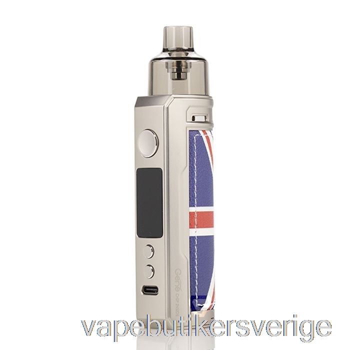 Vape Sverige Voopoo Drag X 80w Pod Mod Kit Silver Knight